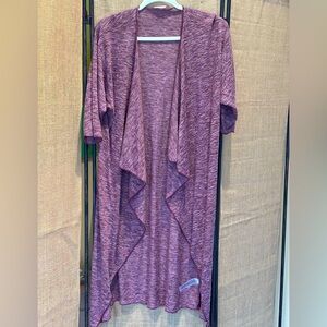 Lularoe Shirley Heathered Cranberry Small